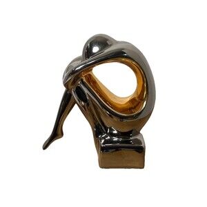 Galos Spanish Porcelain Sculpture  Gold & Platinum (REG#7958 FA) BEAUTIFUL!